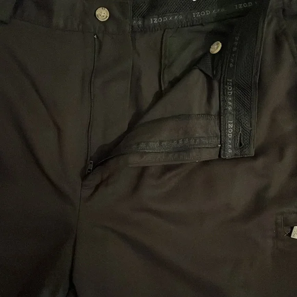lzod XFG Black Golf Cargo Shorts Size 36 - Picture 12 of 13
